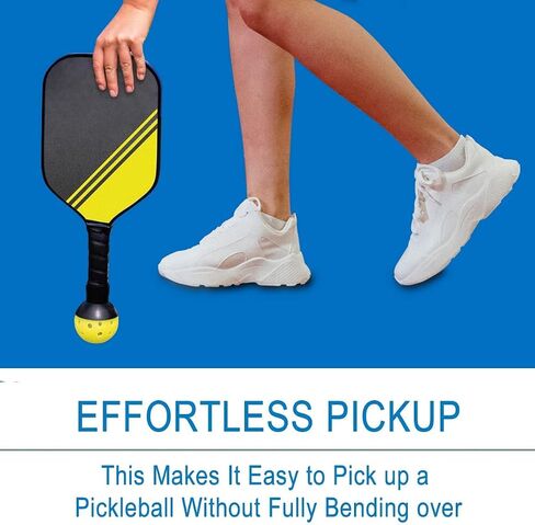 Pickleball Ball Retriever Picker Upper: Fits All Standard Pickleball Paddles, Easy Attaches to Pickleball Paddles in Saudi Arabia