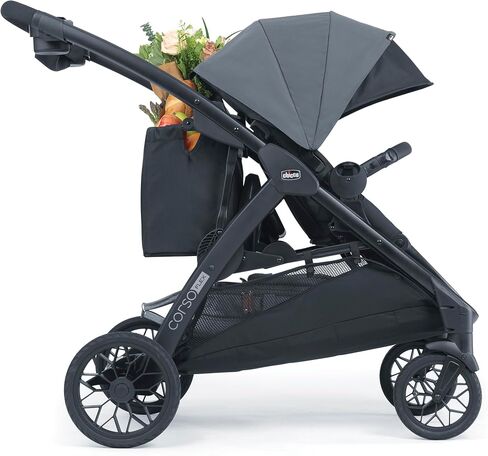 Chicco Chicco Corso Flex Infant Car Seat Adapter/Basket for Corso Flex Convertible Stroller, Compatible with Any Chicco Infant Car Seat | Black/Black in Kuwait