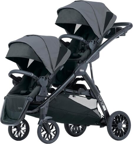 Chicco Chicco Corso Flex Infant Car Seat Adapter/Basket for Corso Flex Convertible Stroller, Compatible with Any Chicco Infant Car Seat | Black/Black in Kuwait