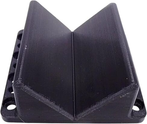 SplashNColor V Block Jig Fixture for Center Drilling on Round Work-Piece 2.5" Capacity, Precision Filing Milling or Drilling, Ideal V Block for Drill Press Assembly and Machining, Black in Kuwait