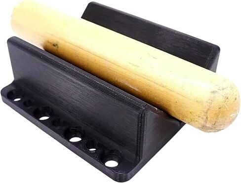 SplashNColor V Block Jig Fixture for Center Drilling on Round Work-Piece 2.5" Capacity, Precision Filing Milling or Drilling, Ideal V Block for Drill Press Assembly and Machining, Black in Kuwait