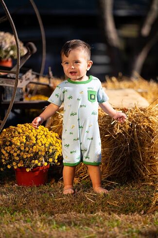 John Deere Baby Boys' Future Farmer Romper Set in Saudi Arabia