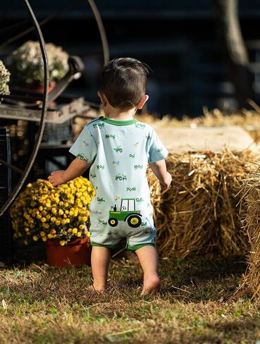 John Deere Baby Boys' Future Farmer Romper Set in Saudi Arabia