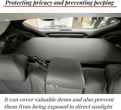 غطاء حقيبة السيارة الخلفي القابل للسحب من VESUL متوافق مع كاديلاك XT5 2023-2017 غطاء أمان الظل درع تونيو، شاشة خصوصية للأمتعة مضادة للظهور مع غطاء قماش إضافي in Saudi Arabia