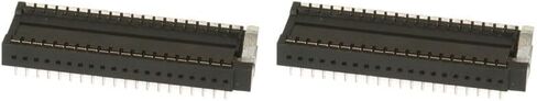 Aries 40-526-10 Connector ZIF Socket, 40 Pin, Low-Pro, Solder Straight Thru-Hole, 8.38 mm H x 57.15 mm L in Saudi Arabia