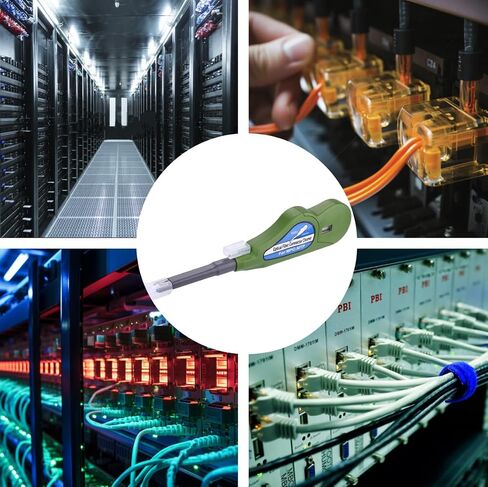 Fiber Optic Cleaner for MTP/MPO Connector, Optical Connector Cleaner Over 500 Cleans,Fiber Endface Cleans & Optical Connector Cleans(Blue) in Kuwait