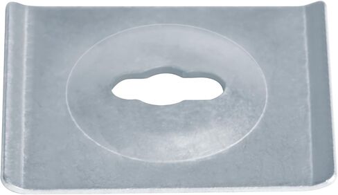 30 حزمة 2 بوصة لوحة غسالة الربط المربعة لعلبة الكابلات، موصل مشبك مشترك لعلبة الكابلات الشبكية لربط الانحناءات والمنعطفات القابلة للتعديل، فتحة فتحة تناسب مسمار 1/4 بوصة، فولاذ مجلفن كهربائيًا in Kuwait