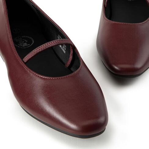 Trary Flats for Women, Mary Jane Shoes for Women, Ballet Flats for Women, Women's Flats, Closed Toe Flats Shoes Women, Elastic Straps Flats Shoes for Women in Kuwait