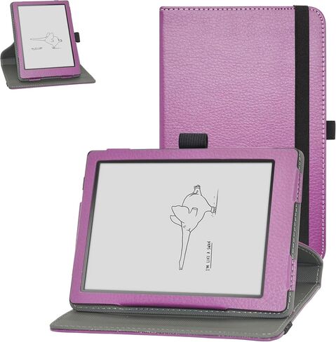 MAMA MOUTH for Onyx Boox Poke 5 Rotating Case,360 Degree Rotary Stand with Cute Pattern Cover for Onyx Boox Poke 5 /Boox Poke 5S 6" EReader Case,Black in Saudi Arabia