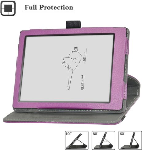 MAMA MOUTH for Onyx Boox Poke 5 Rotating Case,360 Degree Rotary Stand with Cute Pattern Cover for Onyx Boox Poke 5 /Boox Poke 5S 6" EReader Case,Black in Saudi Arabia