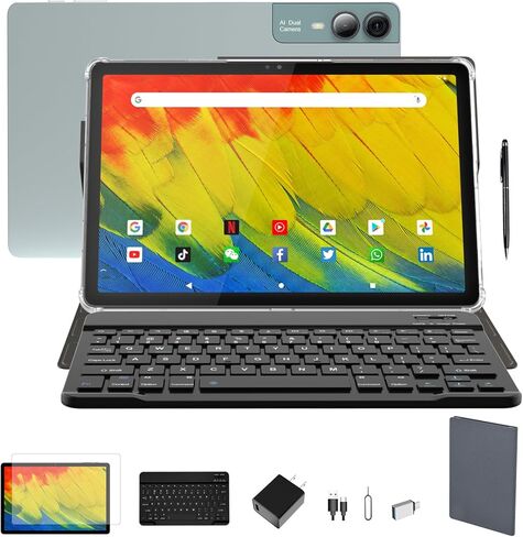 أحدث جهاز لوحي 2024 مقاس 11 بوصة يعمل بنظام Android 14 وذاكرة وصول عشوائي 18 جيجابايت (6 جيجابايت + 12 جيجابايت ممتدة) وذاكرة وصول عشوائي 128 جيجابايت وشاشة 2K وكاميرا بدقة 13 ميجابكسل + 5 ميجابكسل وواي فاي 5G/2.4G ونظام تحديد المواقع العالمي (GPS) وبلوتو in Saudi Arabia