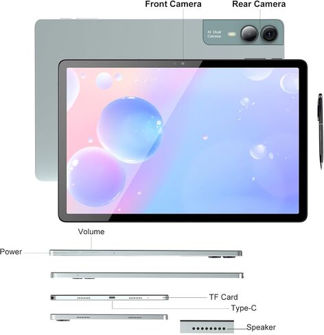 أحدث جهاز لوحي 2024 مقاس 11 بوصة يعمل بنظام Android 14 وذاكرة وصول عشوائي 18 جيجابايت (6 جيجابايت + 12 جيجابايت ممتدة) وذاكرة وصول عشوائي 128 جيجابايت وشاشة 2K وكاميرا بدقة 13 ميجابكسل + 5 ميجابكسل وواي فاي 5G/2.4G ونظام تحديد المواقع العالمي (GPS) وبلوتو in Saudi Arabia