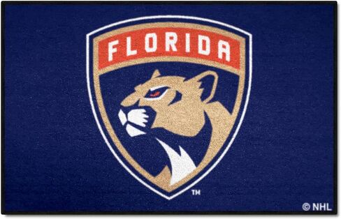 سجادة FANMATS 10538 Florida Panthers Ulti-Mat - 5 قدم. × 8 قدم. | سجادة منطقة المعجبين الرياضية، سجادة ديكور المنزل وسجادة الخياطة in Saudi Arabia