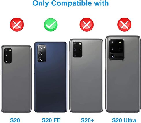 قطعتان بديلتان لعدسة الكاميرا الخلفية OEM S20 FE لهاتف Samsung Galaxy S20 FE مع شريط + أدوات مثبتة مسبقًا (S20 FE)... (Cloud Lavender) in Saudi Arabia