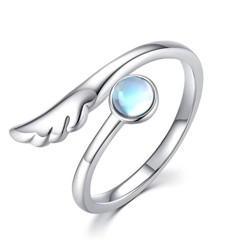 Twoowl I Am Enough Rings 925 Sterling Silver Anxiety Rings for Women Adjustable I am Enough Jewelry Inspirational Gifts for Girls in Kuwait