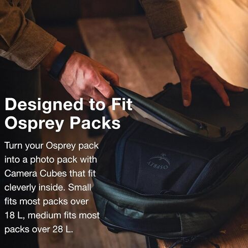 Osprey Camera Storage Cube, Charcoal Grey, Medium in Saudi Arabia