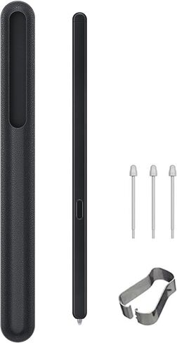 إصدار Fold 6 S Pen Fold متوافق مع هواتف Galaxy Z Fold 6 فقط، رأس قلم نحيف 1.5 مم، 4,096 مستوى ضغط، إصدار Z Fold6 Pen Fold (أسود) in Saudi Arabia
