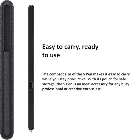 إصدار Fold 6 S Pen Fold متوافق مع هواتف Galaxy Z Fold 6 فقط، رأس قلم نحيف 1.5 مم، 4,096 مستوى ضغط، إصدار Z Fold6 Pen Fold (أسود) in Saudi Arabia