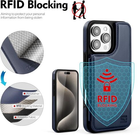 Compatible with iPhone 16 Pro Wallet Case,【Compatible with Magsafe】 Women Men PU Leather Flip Folio Protective Cover Credit Card Slots Kickstand RFID Blocking,for Apple 16 Pro,Green in Kuwait