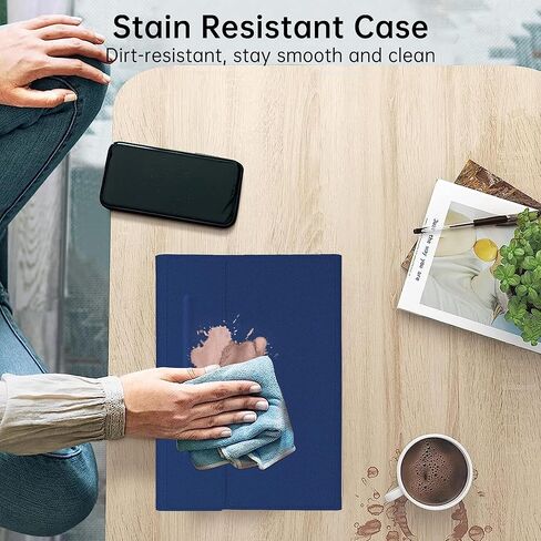 حافظة لوحة المفاتيح Galaxy Tab S9 Ultra، حافظة Tab S8 Ultra مع لوحة مفاتيح لاسلكية قابلة للفصل، غطاء حماية ذكي مع حامل قلم S لجهاز Samsung Galaxy Tab S9 Ultra 2023/S8 Ultra 2022 14.6 بوصة - ذهبي وردي in Kuwait