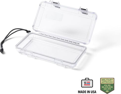 حافظة حماية S3 Cases T3000 مقاومة للماء - Mil Spec/USA Made/IP67 مقاومة للماء/قابلة للقفل/محكم/مقاومة للرائحة - للهواتف، والمحافظ، والمفاتيح، والسكاكين، والبقاء على قيد الحياة، وركوب القوارب، والرياضات المائية (أصفر) in Saudi Arabia