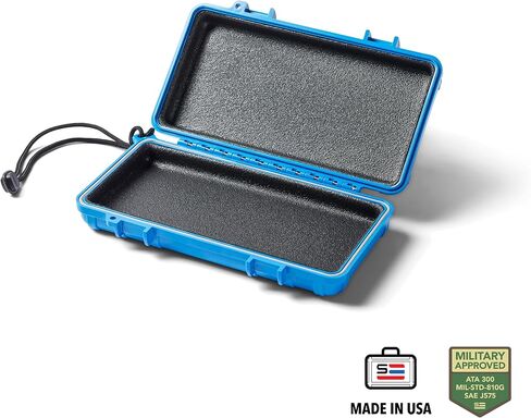 حافظة حماية S3 Cases T3000 مقاومة للماء - Mil Spec/USA Made/IP67 مقاومة للماء/قابلة للقفل/محكم/مقاومة للرائحة - للهواتف، والمحافظ، والمفاتيح، والسكاكين، والبقاء على قيد الحياة، وركوب القوارب، والرياضات المائية (أصفر) in Saudi Arabia