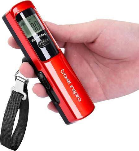 travel inspira Luggage Scale Battery-Free, Travel Essentials, Portable Handheld Suitcase Weight Scale for for Travel Accessories, 110lbs/50kg in Kuwait