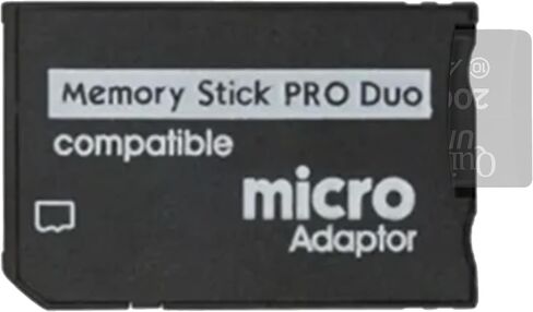 Skywin Memory Stick Pro Duo Adapter - 2 Pack Card Reader for PSP Memory Card Duo Adapter, Easy-to-Use Card Holder Compatible with Playstation Card, Camera, or Handycam in Saudi Arabia