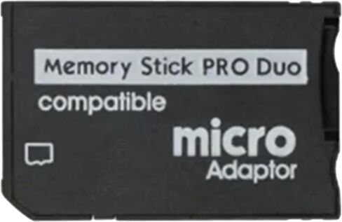 Skywin Memory Stick Pro Duo Adapter - 2 Pack Card Reader for PSP Memory Card Duo Adapter, Easy-to-Use Card Holder Compatible with Playstation Card, Camera, or Handycam in Saudi Arabia