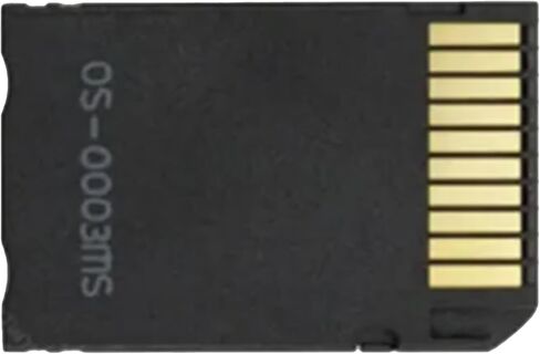 Skywin Memory Stick Pro Duo Adapter - 2 Pack Card Reader for PSP Memory Card Duo Adapter, Easy-to-Use Card Holder Compatible with Playstation Card, Camera, or Handycam in Saudi Arabia