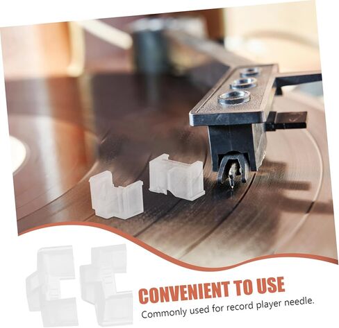 ملحقات القرص الدوار من Totority للتسجيل - قطعتان من غطاء غبار إبرة المشغل وغطاء إبرة مشغل التسجيل وواقي إبرة المسجل وواقي إبرة التسجيل in Kuwait