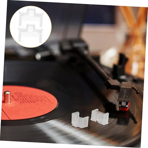 ملحقات القرص الدوار من Totority للتسجيل - قطعتان من غطاء غبار إبرة المشغل وغطاء إبرة مشغل التسجيل وواقي إبرة المسجل وواقي إبرة التسجيل in Kuwait