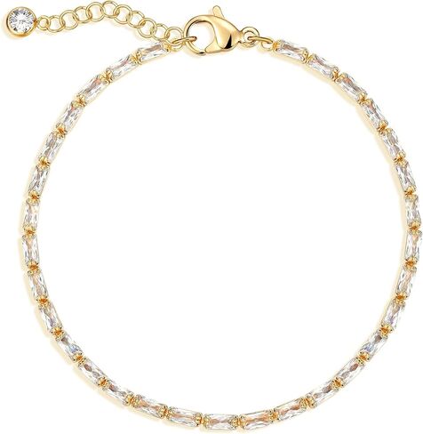 VACRONA Gold Tiny Beaded Bracelet 14K Gold Plated Chain Bracelets for Women Dainty Tiny Pearl Bracelet Adjustable Chain Jewelry in Kuwait