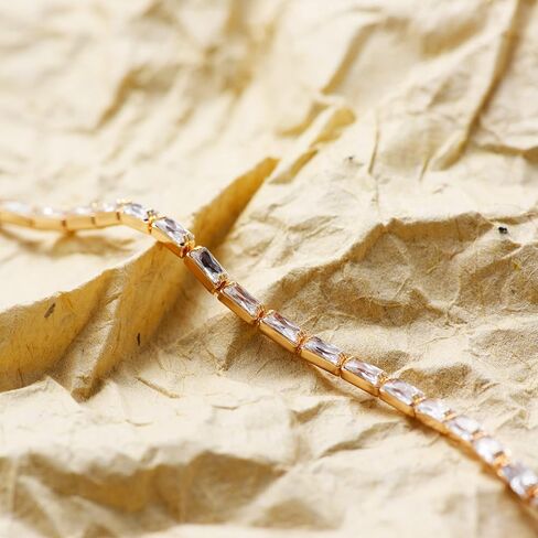 VACRONA Gold Tiny Beaded Bracelet 14K Gold Plated Chain Bracelets for Women Dainty Tiny Pearl Bracelet Adjustable Chain Jewelry in Kuwait