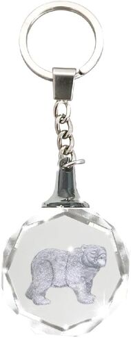 Deluxebase Crystal Silhouette Keychains - Gorilla from Crystal Glass Animal Keyring for Women, Men, Boys and Girls. in Kuwait