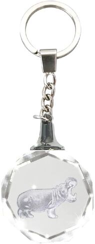 Deluxebase Crystal Silhouette Keychains - Gorilla from Crystal Glass Animal Keyring for Women, Men, Boys and Girls. in Kuwait