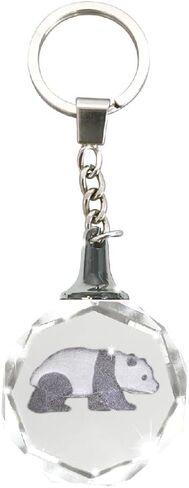 Deluxebase Crystal Silhouette Keychains - Gorilla from Crystal Glass Animal Keyring for Women, Men, Boys and Girls. in Kuwait