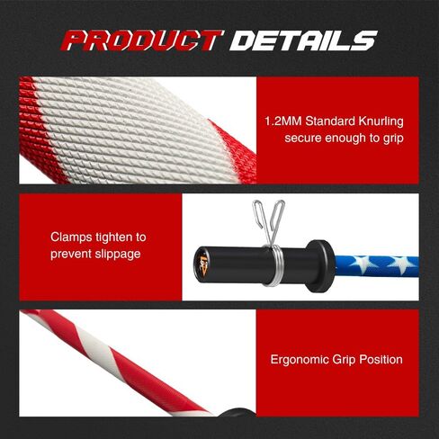 قضيب حديد أولمبي بطول 4 أقدام، شريط وزن مستقيم مقاس 47 بوصة مع ياقاتين، قضيب أولمبي صلب مع محامل، شريط رفع الأثقال بقدرة 500 رطل لتدريب القوة في صالة الألعاب الرياضية المنزلية، مناسب لألواح مقاس 2 بوصة in Kuwait