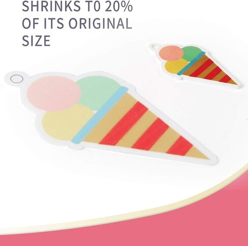 Auihiay 8 Sheets Semitransparent Printable Shrink Plastic Shrink Film Papers for Inkjet Printer Kids DIY Craft Activity, Mothers Day Gifts, 11.6 x 8.3 inch / 29.5 x 21 cm in Saudi Arabia