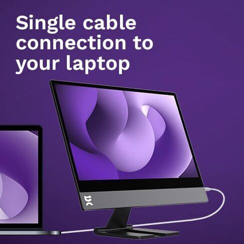 تعرض شركة Espresso شاشة محمولة تعمل باللمس مقاس 15 بوصة مع حامل قابل للتعديل | شاشة رفيعة للغاية، بدقة 1080 بكسل عالية الدقة، ومنفذ USB-C، وشاشة تعمل باللمس لأجهزة الكمبيوتر المحمول، وأجهزة Mac، والكمبيوتر الشخصي، والألعاب، والسفر in Kuwait