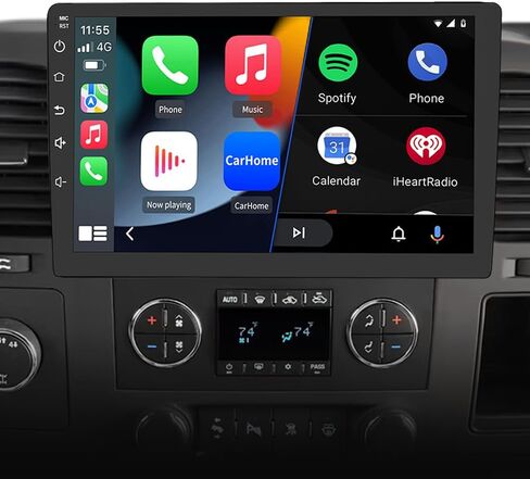 EagleNav Car Radio Stereo 2G+64G Android 12 10 Inch for Chevy Chevrolet Silverado Tahoe Equinox GMC Sierra Yukon Car Stereo Audio with Carplay/Android Auto SWC GPS WiFi BT FM with Rear Camera in Saudi Arabia