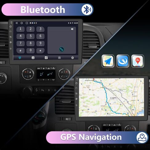 EagleNav Car Radio Stereo 2G+64G Android 12 10 Inch for Chevy Chevrolet Silverado Tahoe Equinox GMC Sierra Yukon Car Stereo Audio with Carplay/Android Auto SWC GPS WiFi BT FM with Rear Camera in Saudi Arabia