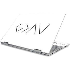 MightySkins Skin for HP Envy X360 15" (2019) - God is Greater | Protective, Durable, and Unique Vinyl Decal Wrap Cover | Easy to Apply, Remove, and Change Styles | Made in The USA
