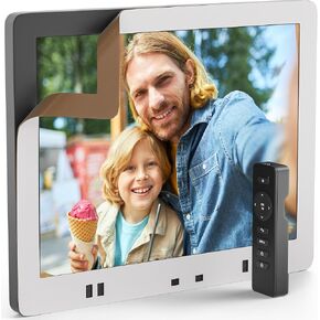 Pix-Star Digital Photo Frame 15 Inch Skin White