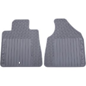 GM Accessories 22890016 First-Row Premium All-Weather Floor Mats in Jet Black with Traverse Script