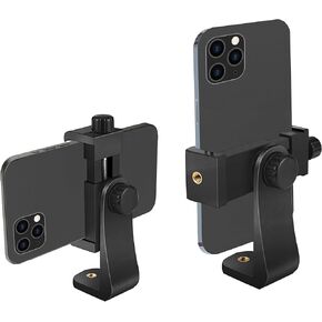 Ailun Tripod Phone Mount Holder Head Standard Screw Adapter Rotatable Digtal Camera Bracket Selfie Lens Monopod Adjustable for Ring Light Camcorder,Compatible for Most Cellphones iPhone