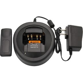NNTN8117A NNTN8117 Battery Charger Compatible for Motorola XPR3300 XPR3500 XPR6550 XPR6580 XPR7550 XPR7580 XiRP8200 APX4000 WPLN4232A WPLN4226A PMNN4409 PMNN4077