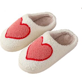 Slippers Winter Womens Mens Fluffy Plush Slippers Cute Cartoon House Slippers Cuddly Warm Shoes Indoor Outdoor Girls Women Slippers Fuzzy Memory Foam Retro Indoor Outdoor Home Couple Shoes