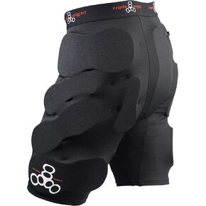 Triple Eight Bumsaver 2 Padded Shorts for Skateboarding, Snowboarding and Skiing, Black, M
