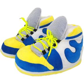 Sneaker Slippers Fuzzy Slippers Funny Slippers Memory Foam Slippers One Size Indoor Slippers Unisex Home Slippers,